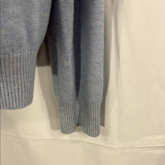 Peter Millar Gray Cashmere Turtleneck Sweater Classic Versatile Design Size L - Picture 14 of 14